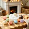 1pc Pumpkin‑Shaped Scented Candle Silicone Mold, Epoxy Resin & Plaster Casting Mold, Non‑Stick Easy‑Demold High‑Temp Resistant