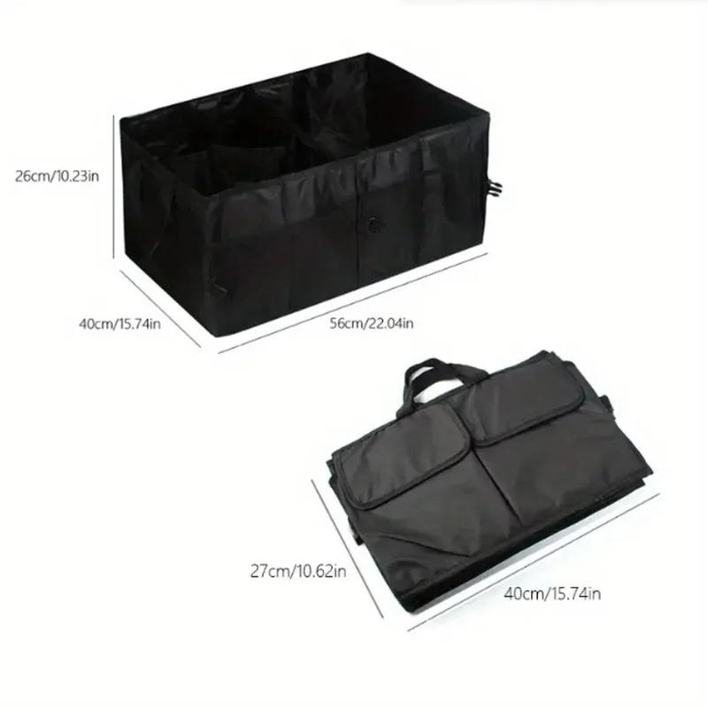 Automotive Accessories Storage Box - Big Capacity Collapsible Car Trunk Cargo Case, Repair Tools Holder Universal Auto Organizer