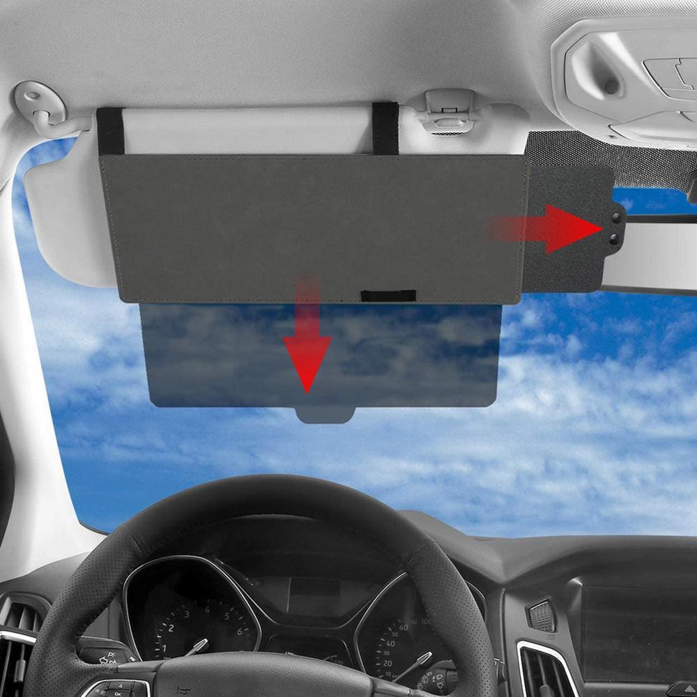 1x Car Sun Visor Extender Driving Sunshade Shield Anti Glare Extension Universal