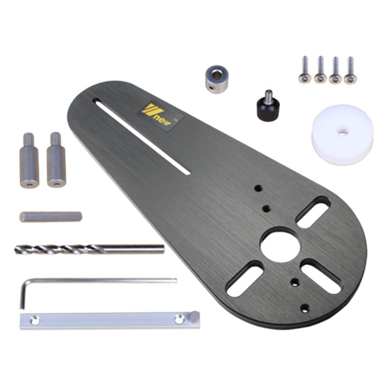 

Circle Cutting Jig Base Plate for Trimmers, Router Extension Sub-Base Plate, 20-670mm Diameter, Bakelite (A)