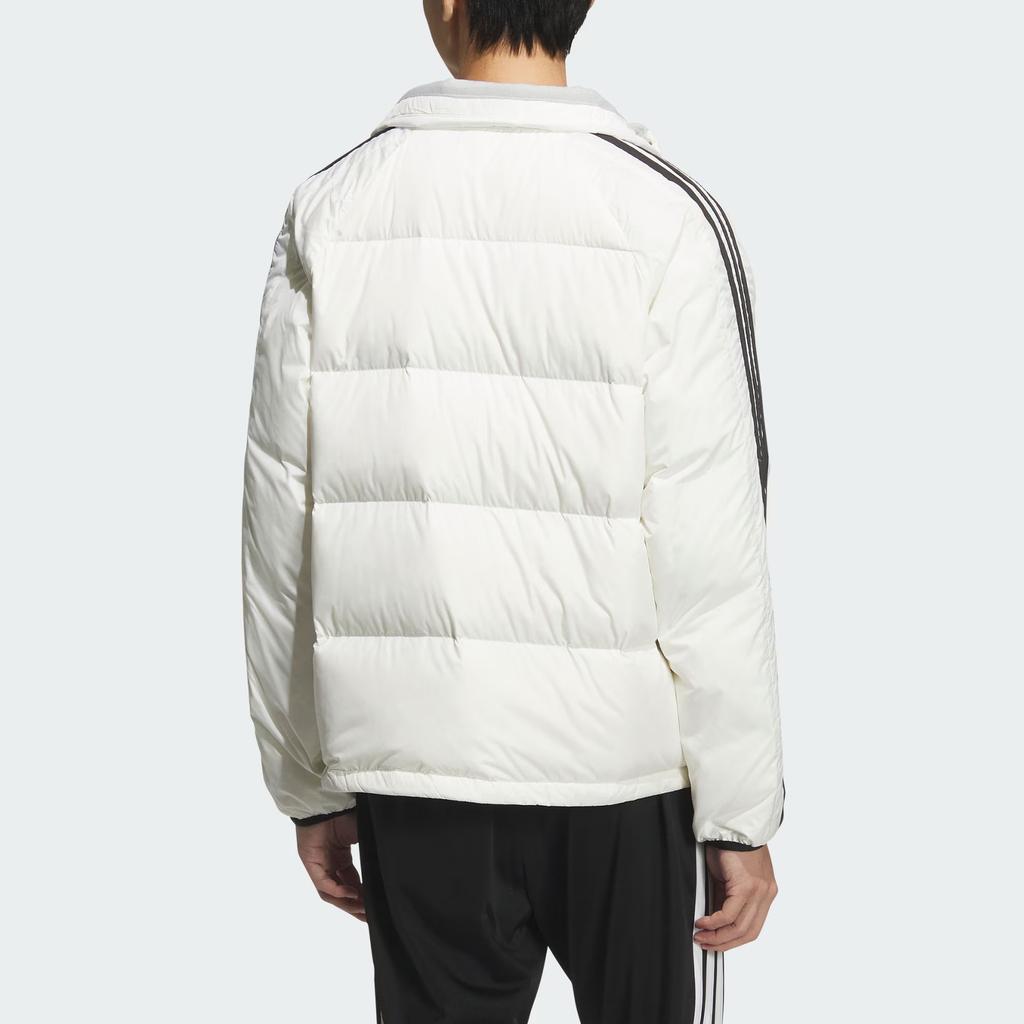 adidas FW25 Lightweight Down Jacket Water-Resistant Windproof Warm Duck Down Long Sleeve Men Jacket KC2489