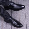 Men's Summer Business Formal Leather Shoes with Inner Height Increase - British Korean Style, Lace-up, Casual Trend.