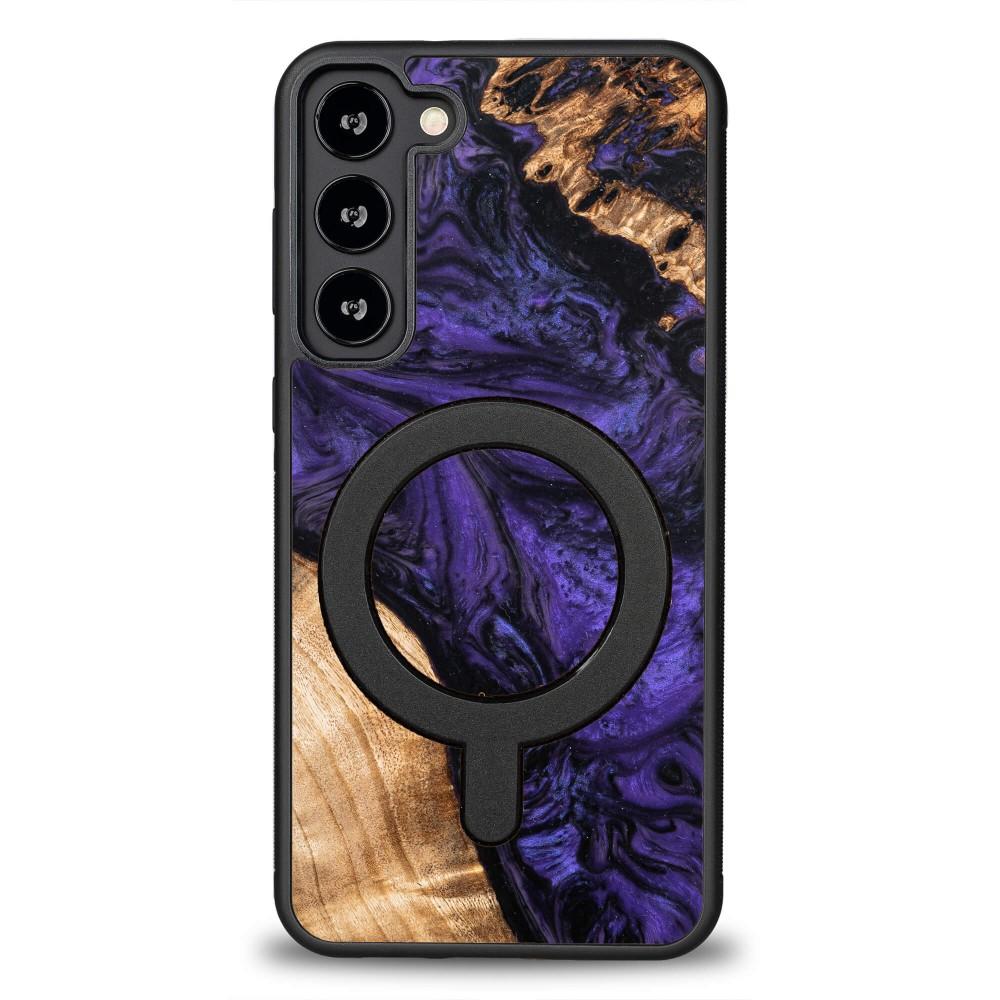 Bewood Unique case for Samsung Galaxy S23 Plus - Violet with MagSafe
