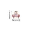 Mini Crab Metal Hair Clips Small Hair Accessories For Women Girl Pink  Flower Bow Hair Pin Side Bangs Clip