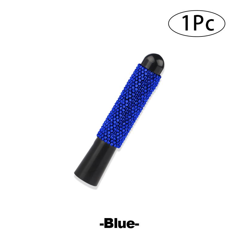 

Универсальная автомобильная антенна 8 см/3,14 дюйма Crystal Diamond Auto Retrofit Decors Содержит 4 винта 2 прокладки Bling Car Accessories синий