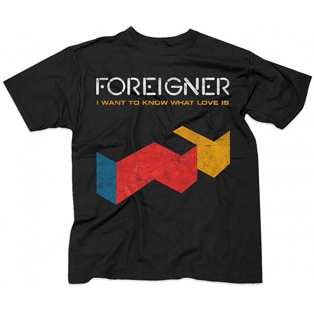 FOREIGNER T-Shirt I Want To Know What Love Is Vintage Distressed New S-2XL M