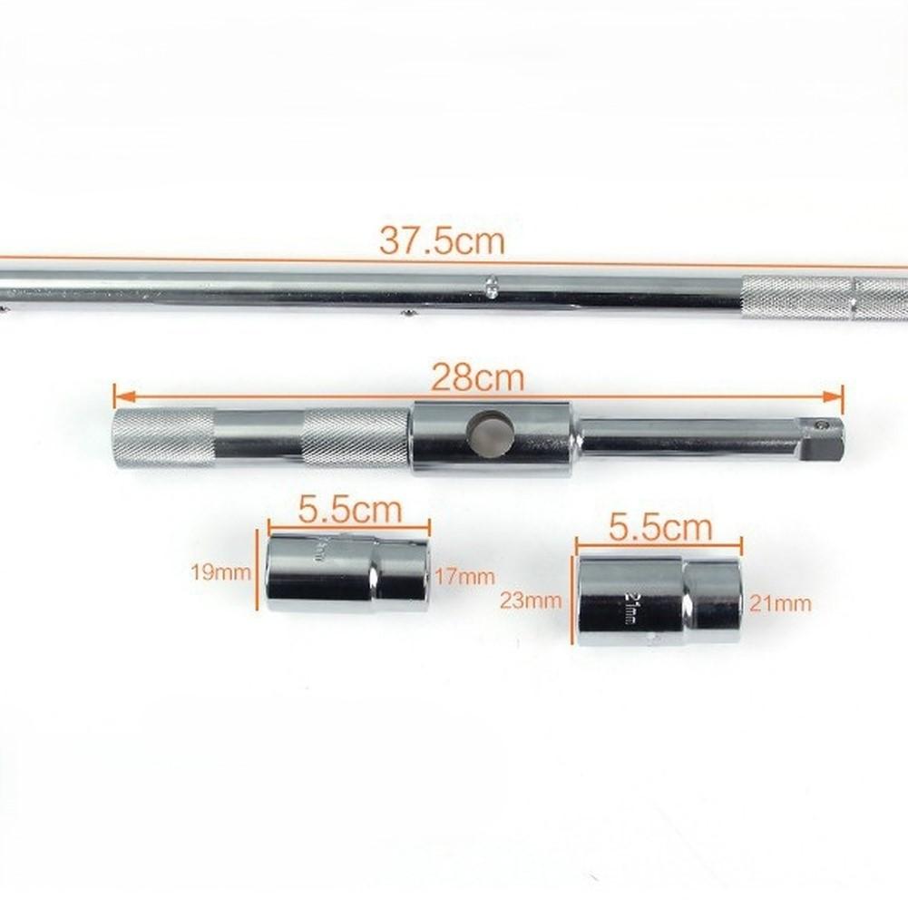 For Roadside Tire Change Cross Tire Wrench Wheel Nut Remover Heavy Duty Cross Wrench High Carbon Steel Construction