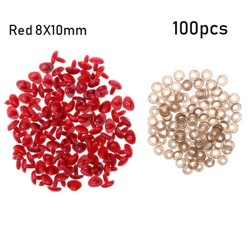 100pcs Craft Bear Buttons DIY Tool Triangle Nose Doll Noses Safety Parts Dolls Accessories