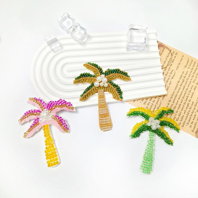 3D kokosové nášivky na oblečení DIY k našití korálková aplikace Parches Bordados Para Clothing Decoration