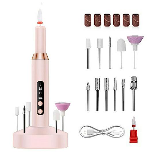 Portable Electric Nail Care Grinder - Wireless Nail Polishing Pen