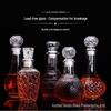 Crystal XO Spirits Decanter: Diamond Glass Red Wine Bottle