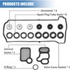 Engine Cylinder Valve Cover Gasket Set Compatible with Acura Honda Accord Civic CR-V Element CSX RDX RSX TSX - Replace VS50614R ES73071