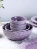 Nordic Style Purple Ceramic Tableware Set: Retro French Bowls, Plates & Dishes - Perfect Housewarming Gift