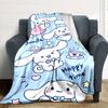 1pc Lucky Rabbit Blanket Lightweight Flannel Throw for Sofa Bed Travel Camping Livingroom Office Couch Chair