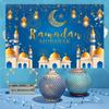 Eid Party Thema Traditioneller Hintergrund Ramadan Mubarak Dekorationen für Zuhause Islamisch Muslimisch Kareem Eid Al Adha Requisite Geschenk Poster