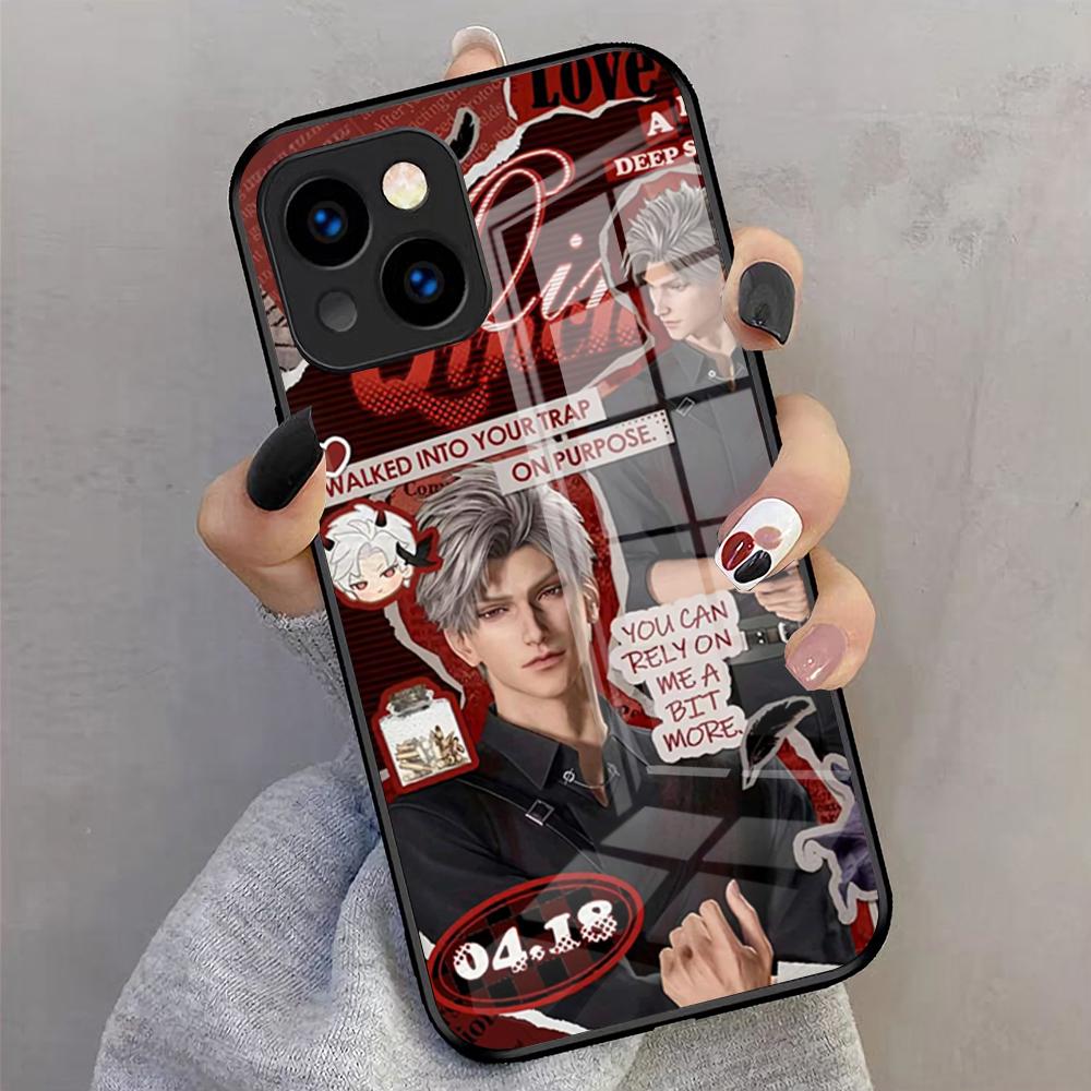Love And Deepspace Boys Phone Case For IPhone 17 Pro Max 16 15 14 Pro Max 13 11 X Xs Xr 8 7Plus Glass Cover