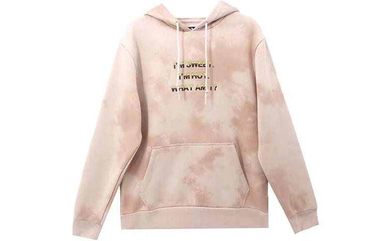 Converse Sweatshirts Men s Pink Hooded Moderate Mock Two Piece 10021586-A02 S