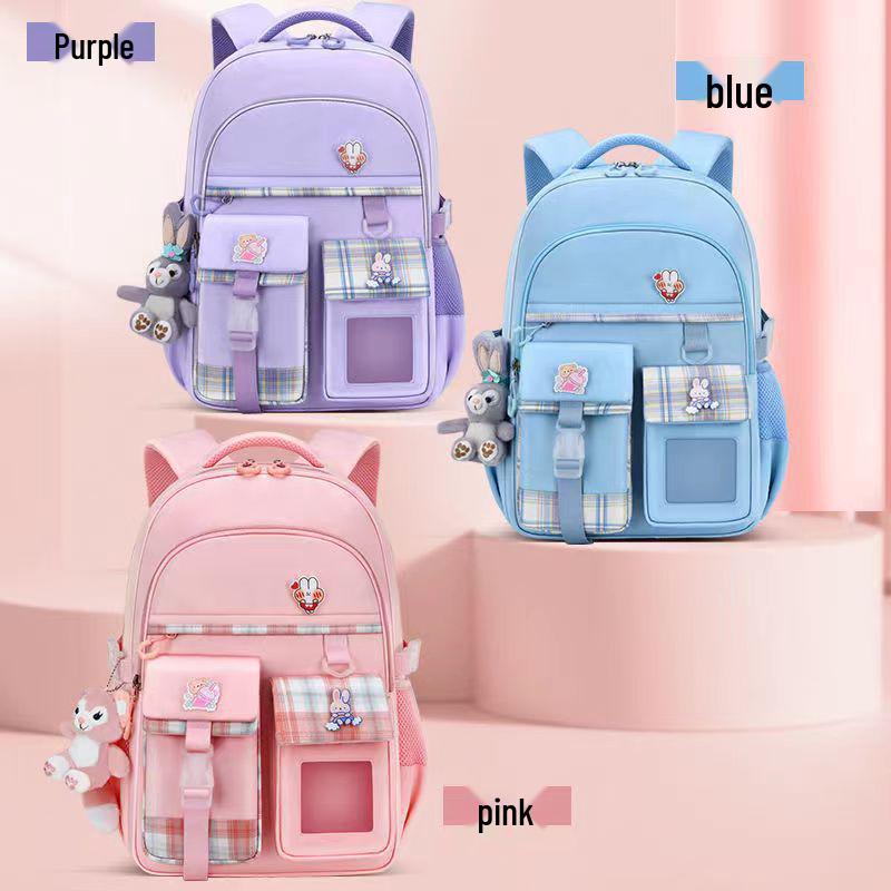 Lightweight Backpack for Girls - Large Capacity for Grades 3-12