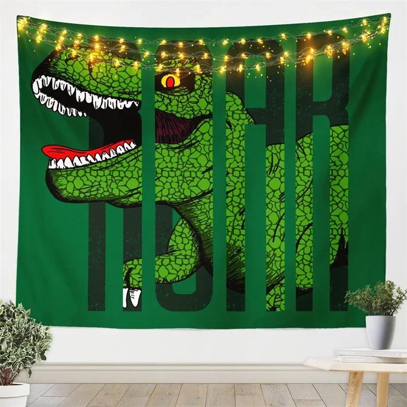 Dinosaur Tapestry Wall Hanging Jurassic Wild Ancient Animal Wall Backdrop for Child Boys Girls Dinosaur Party Bedroom Dorm Decor