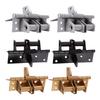 2Pcs Automatic Door Hinge Heavy Duty Self-Closing Wood Door Closers 90 Degree Spring Door Hinges Hardware for Home
