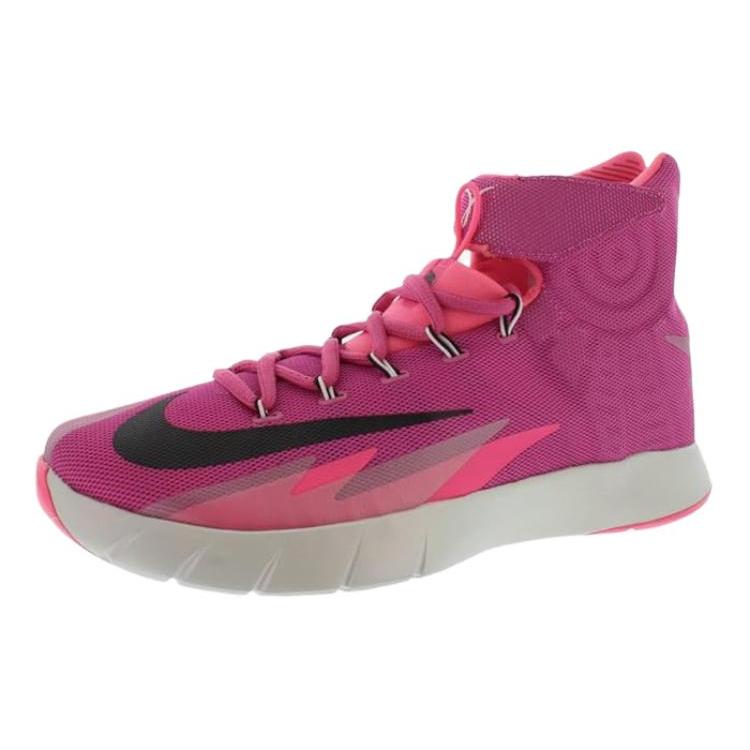 

Nike Air Zoom Generation Zoom Hyperrev Cushioning, Wear Resistant High top Basketball Shoes Men s Pink 630913-601 45.5