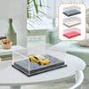 Acrylic Model Car Display Case Storage Box 1/64 Protection Organizer Transparent for