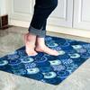 Green Leaf Rug Machine Wash Dining Comfy Bedside Floor Mat Front Door Rug Patio Corridor Living Sofa Side Indoor Carpet Bohemian