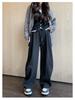Women's Fleece-Lined Wide-Leg High-Waisted Sports Pants: Slimming, Loose-Fit, Autumn/Winter Casual Sweatpants.