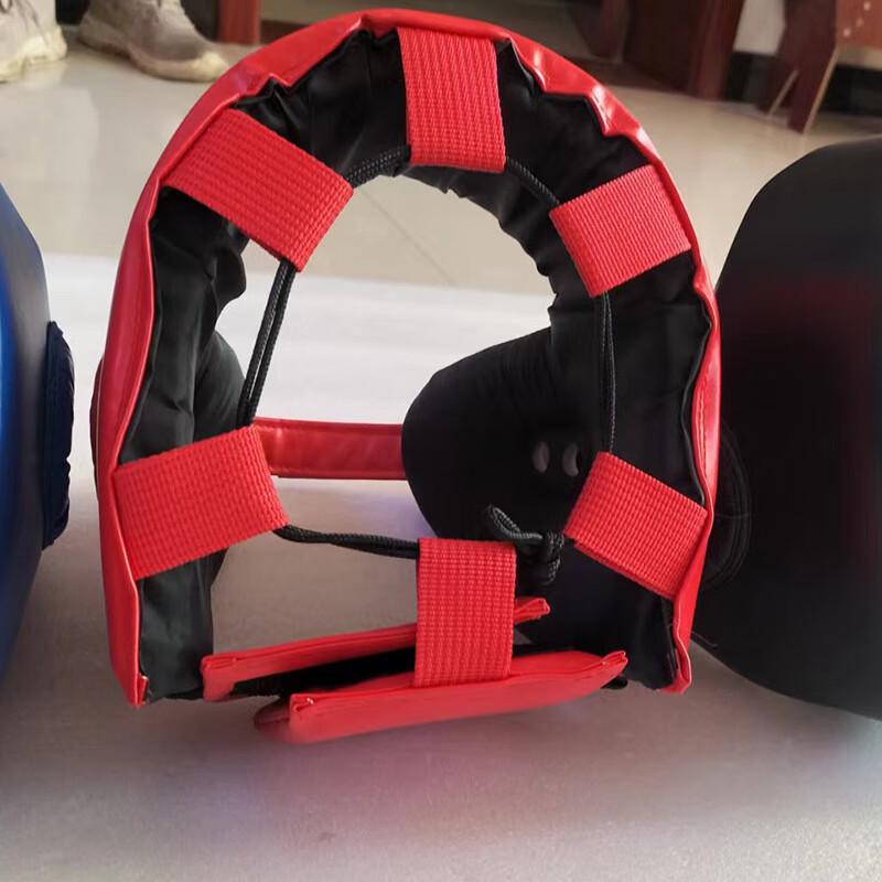 WEZHO Sanda Boxing Taekwondo Head Guard with Face Shield