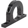 2 in Tube Aluminum Steering Column Bracket OE:FR20114 2310000030 Keyed Anti Drop Mount Replacement for Enhanced Steering Control (Black)