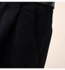 Women's High Waist Corduroy Shorts - Slimming Coffee Wide Leg Korean Style with Rolled Hem