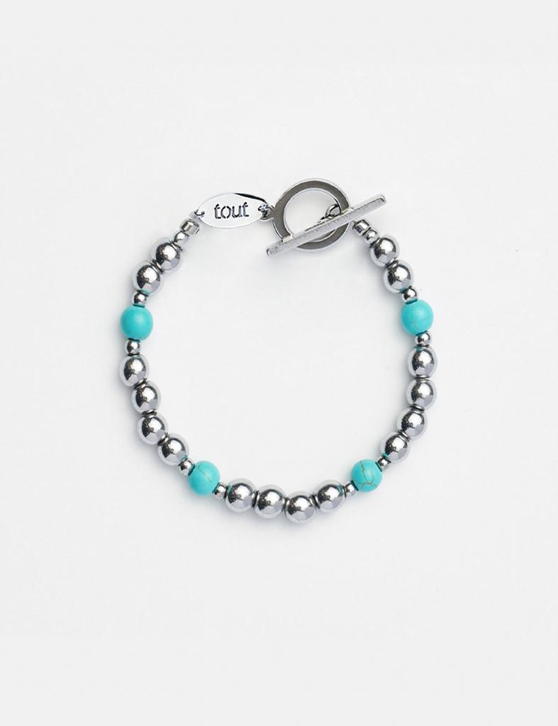 All Turquoise Dot Bracelet