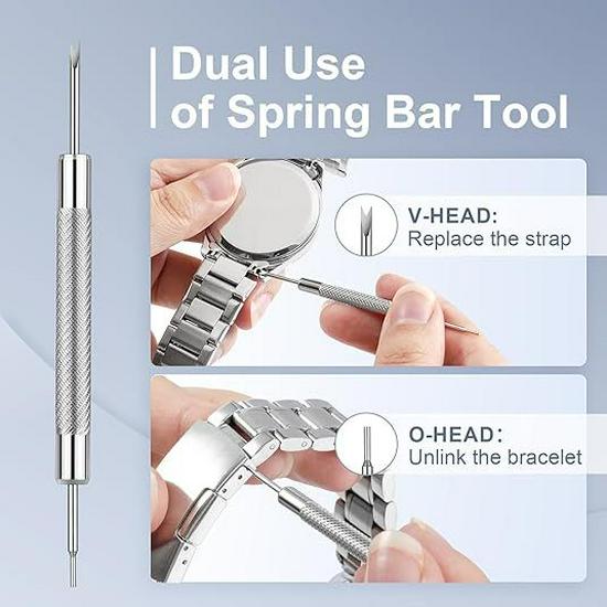39-Piece Professional Watch Repair Tool Set for Band Adjustment and Lug Replacement