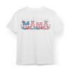 Men's Plus Size T-shirt With Patriotic Mama Graphic Unisex White 100% Cotton Tee