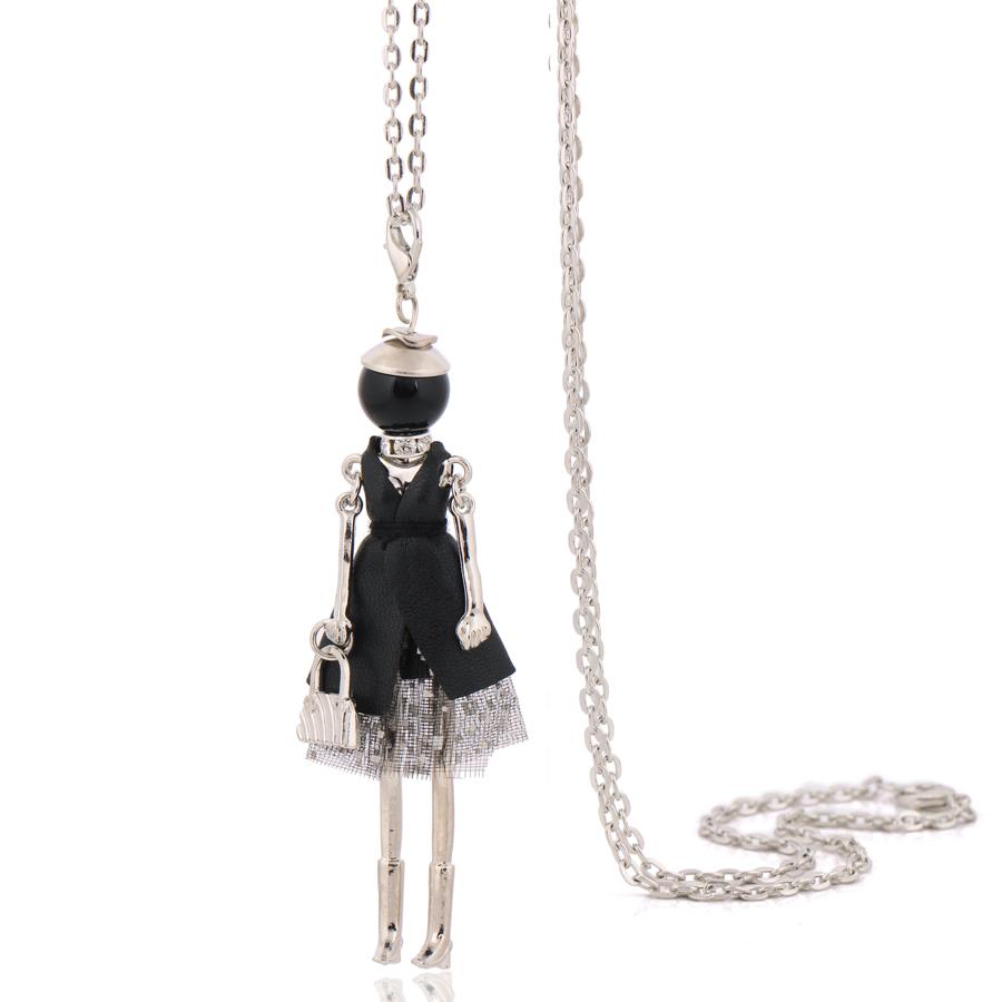 Cute Women Necklace Statement Lady Charm Long Trendy Necklace New Fashion Female Big Pendant Lovely Jewelry Gift