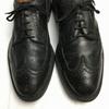 80s Vintage FLORSHEIM Kenmoor Wingtip Business Shoes Black Size Approx. 28.529.5(USED)