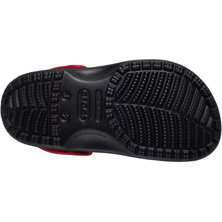 Crocs Classic Clog Versatile Comfortable Breathable Low-Top Kids Sandals Kids Sandals Gray Red 211258-1NM