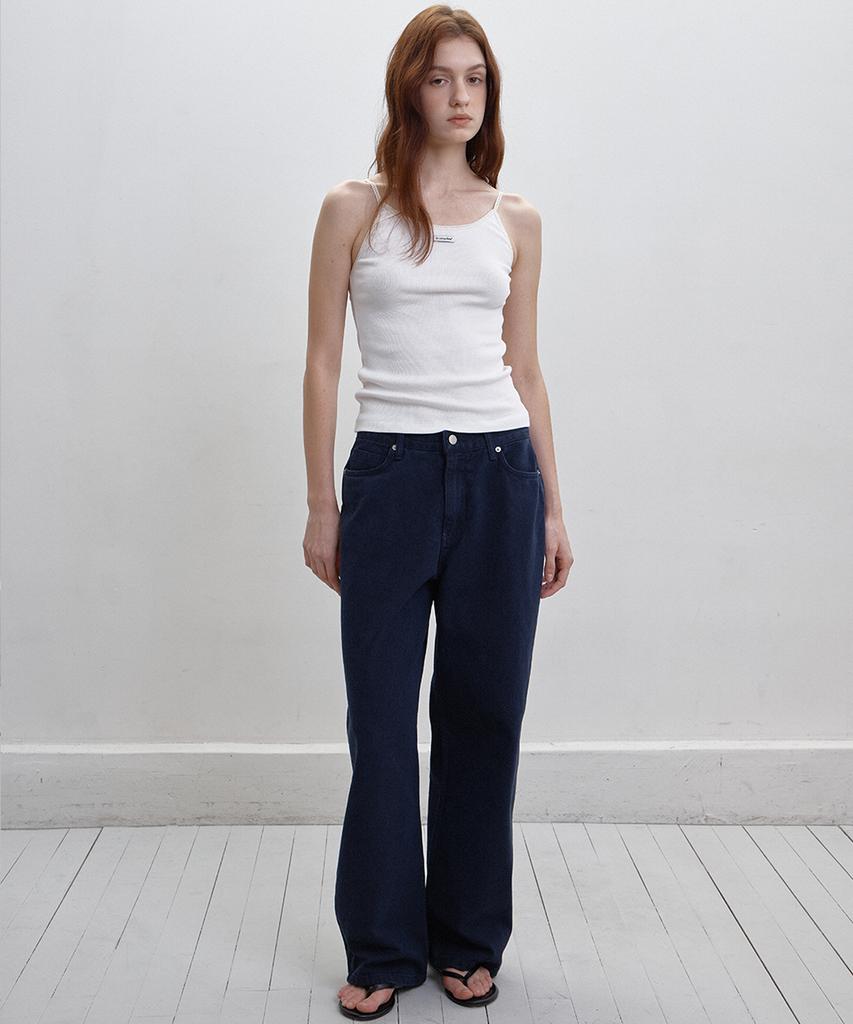 BUT'TON Dying Wide Pants (Navy)