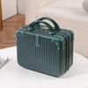 14" Retro Makeup Case - Mini Suitcase Handbag Storage Bag for Travel