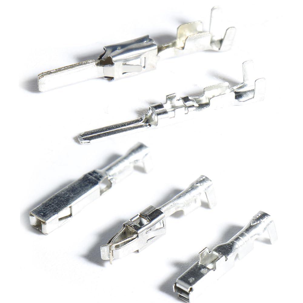 Connector Pins Crimped Terminal Car Kit Electrical 1/1.5/1.8/2.2/2.8/3.5mm Atv Wire Removal Non-Insulated Plug Male Female
