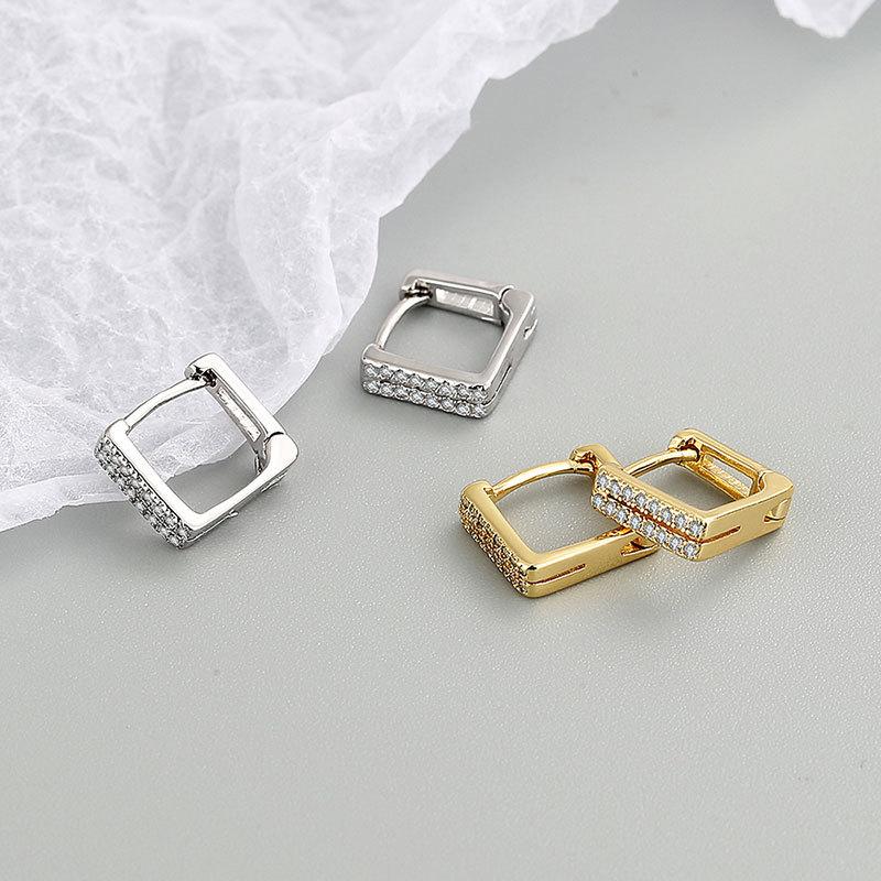 Lindon Kopparlegering Zirkon Örhängen Drop Örhängen För Kvinnor Bröllopsfest presenter