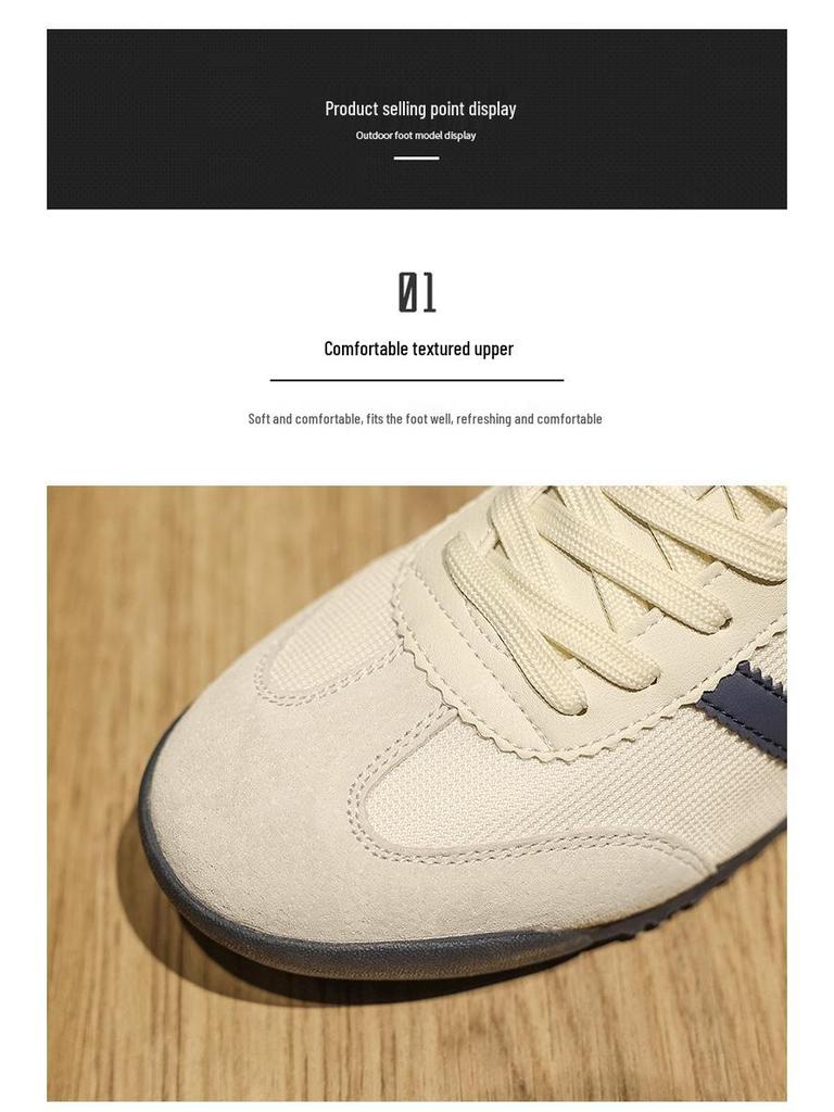 Męskie sneakersy płócienne retro oddychające Forrest Gump - Wiosenne miękkie podeszwy, casualowe buty sportowe