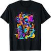 Wyrazisty T-shirt Streetwear z Graffiti Miejskim