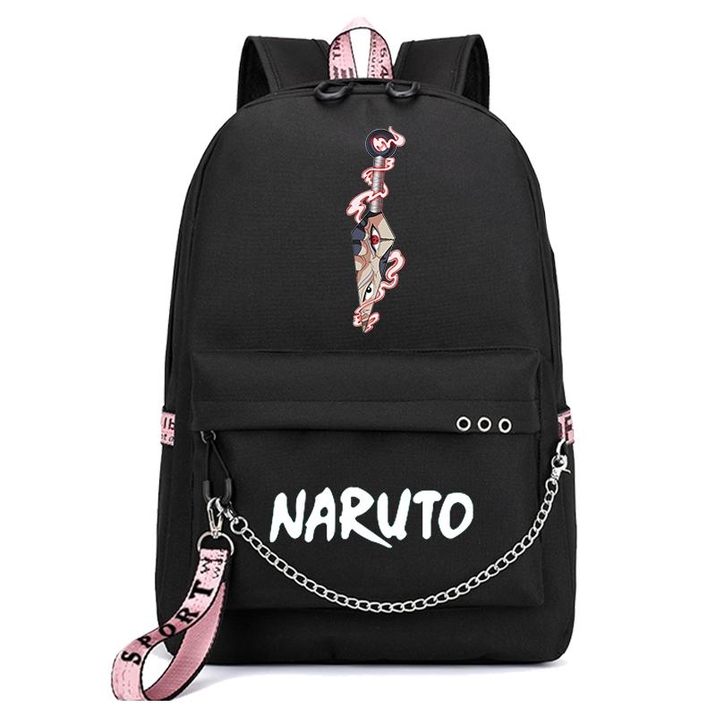 Anime Naruto Backpack Student Bookbag for Boy Girl Back To School Backpack Kawaii Backpack Bag Men Women Leisure Travel Bag