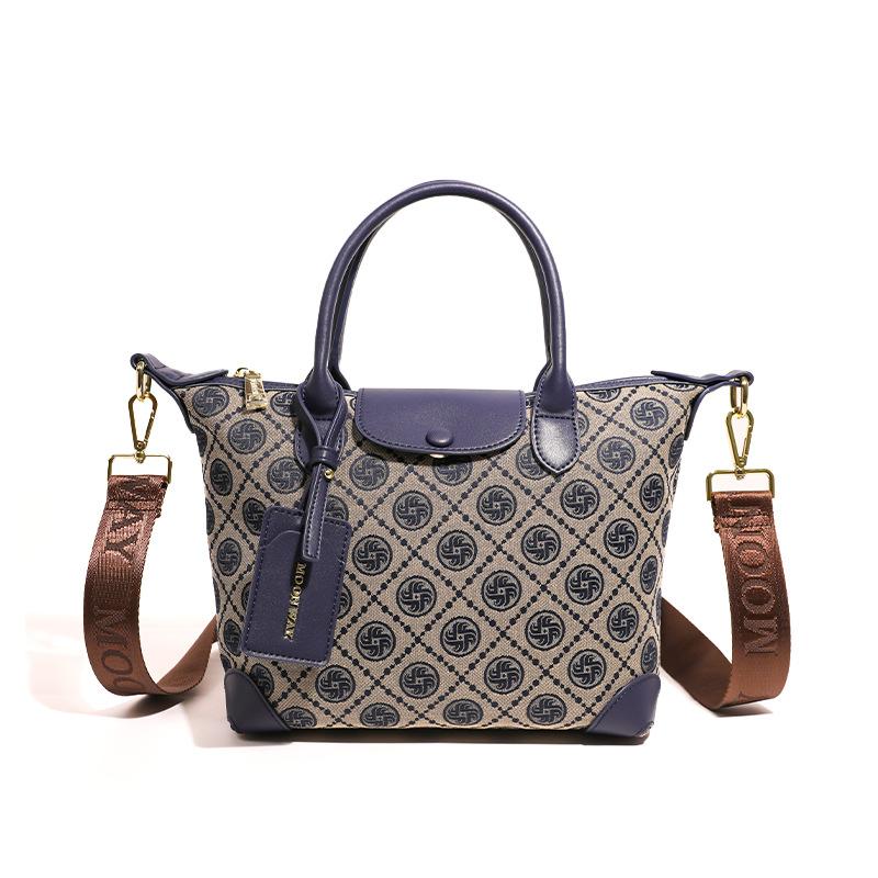 

New women s bag fashionable wide shoulder strap single shoulder oblique span bag large capacity high sense portable tote bag dumpling bag