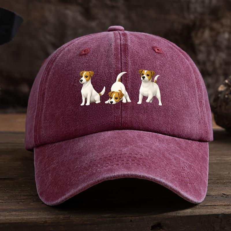 Fun and Cute Dog Print Baseball Hat Unisex Outdoor Fashion Versatile Peaked Hat Trend
