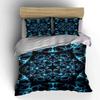 Blue Electric Lightning Pattern. Bedding Sets Duvet Cover Sets Duvet Covers Pillowcases(1 * Duvet Cover 2 * Pillowcases Without Duvet Insert)