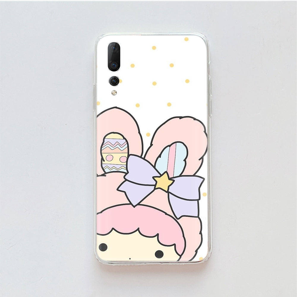 Transparente Hülle für Samsung A04 A14 A23 M33 M53 Realme 10 9 C35 C55 VIVO X80 Infinix Hot 30 Note 11 Tecno Spark 8P Pro L-30 Little Twin Stars