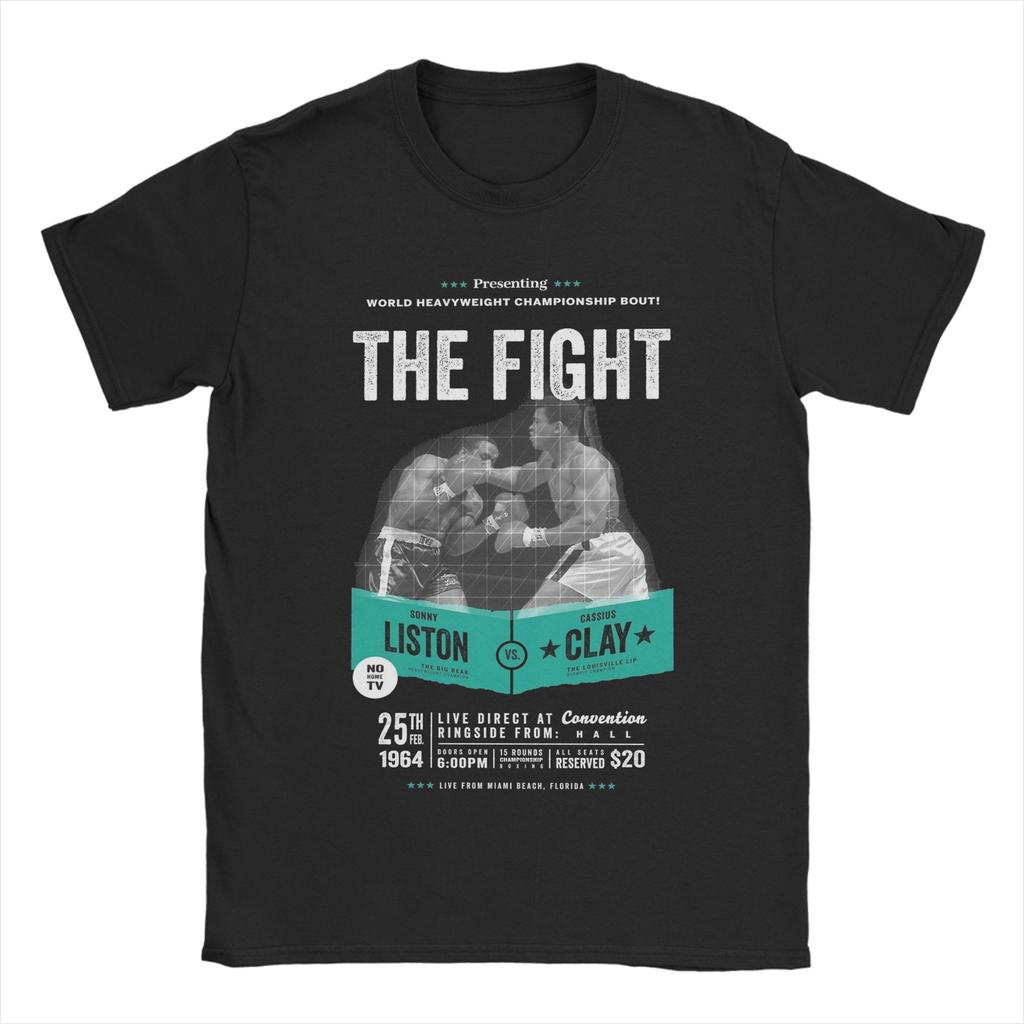 Muhammad Ali Baumwoll-T-Shirt Für Unisex Sommer Ästhetische T-Shirts O-Ausschnitt Freizeit-T-Shirt Oversized Dropshipping Oberteile