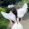 Sweet Feather Wing Hair Band Halloween Cosplay Accessories Demon Feather Wing  Cosplay Dress